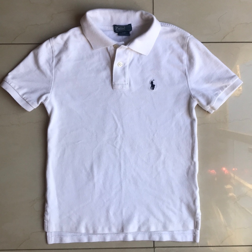 Polo white shirt for a boy!